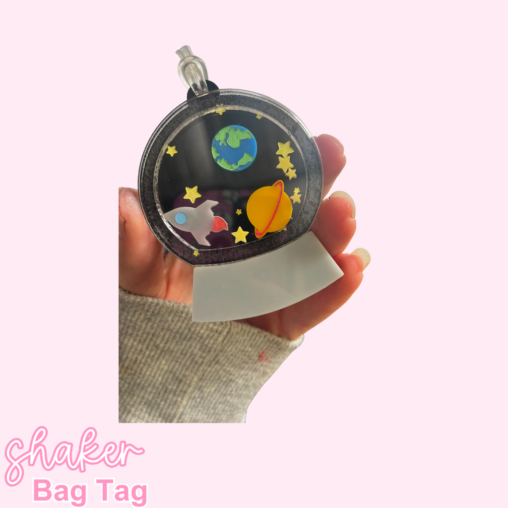 Shaker Bag Tag: Astronaut All Products