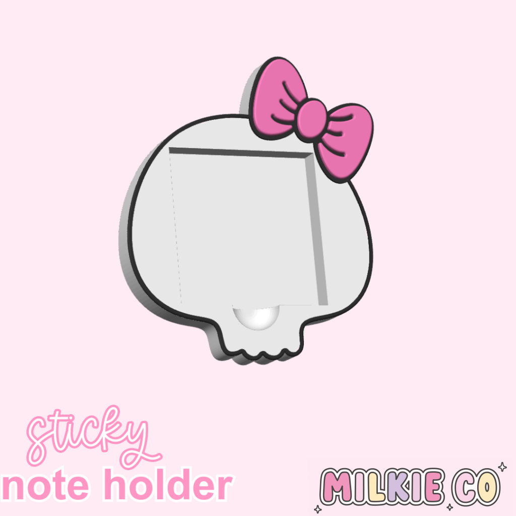 Skull Sticky Note Holder
