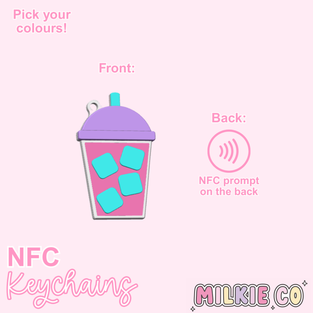 Slurpee Keychain Slurpee NFC Keychain - Milkie Co