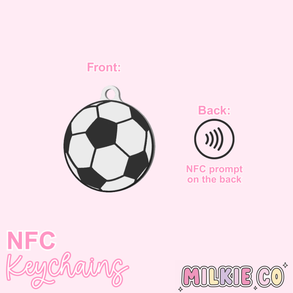 Soccer Ball NFC Keychain All Products