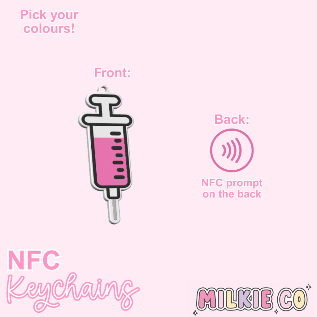 Syringe NFC Keychain All Products