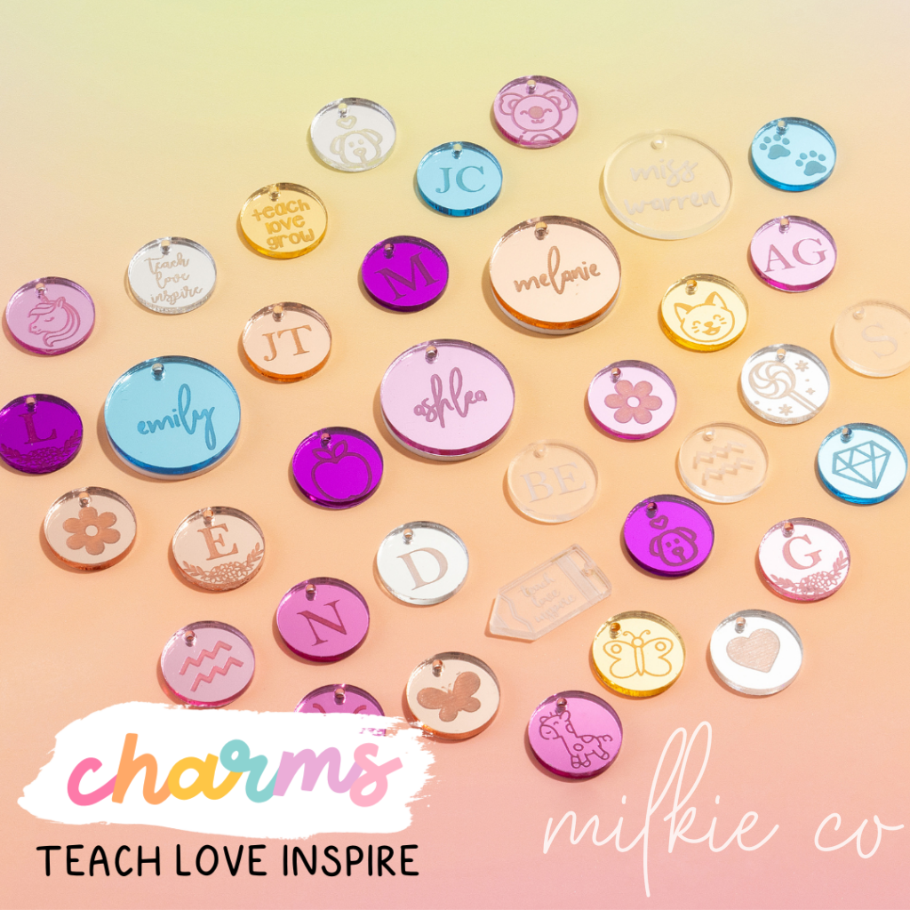 Teach Love Inspire Charm (20Mm)