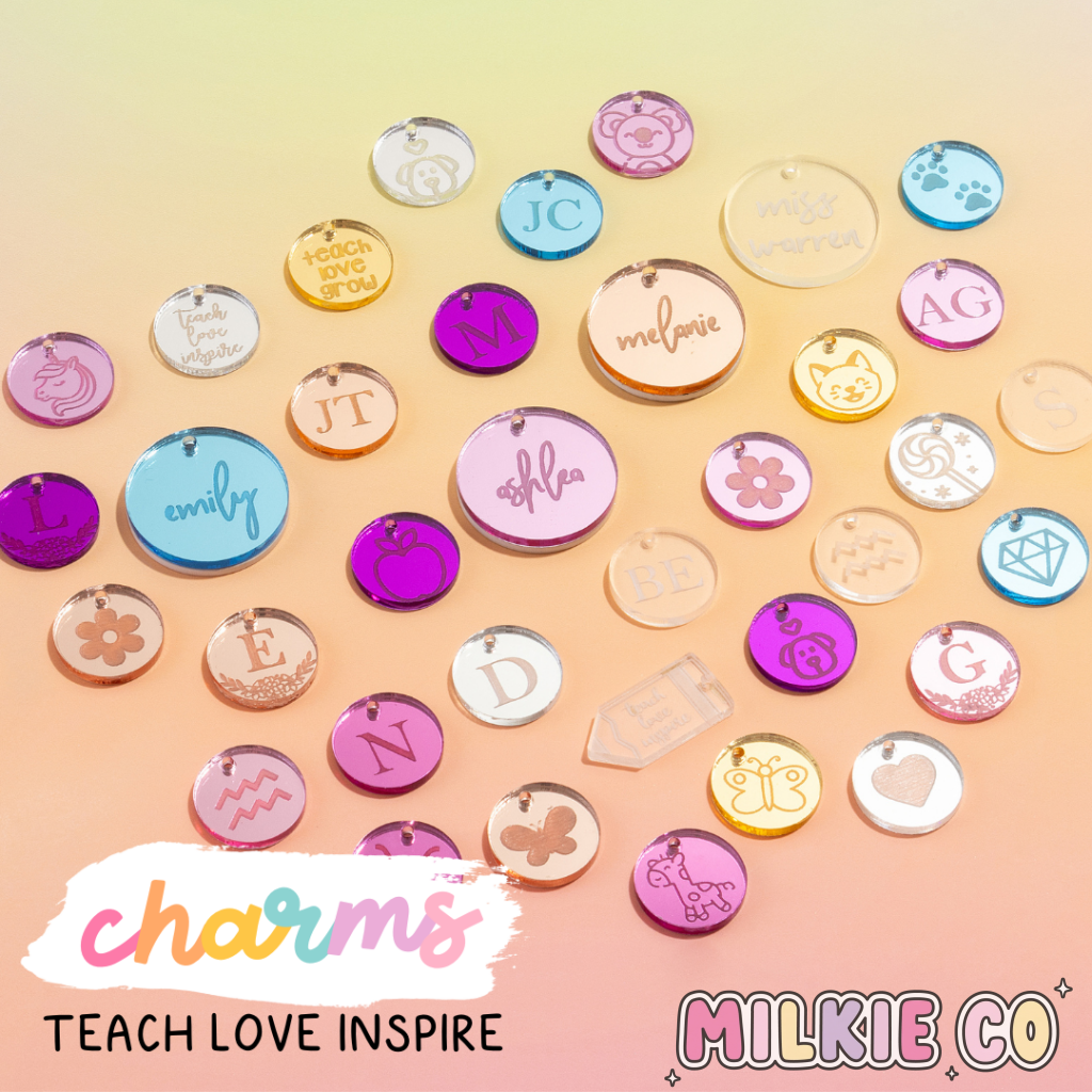 Teach Love Inspire Charm (20Mm)
