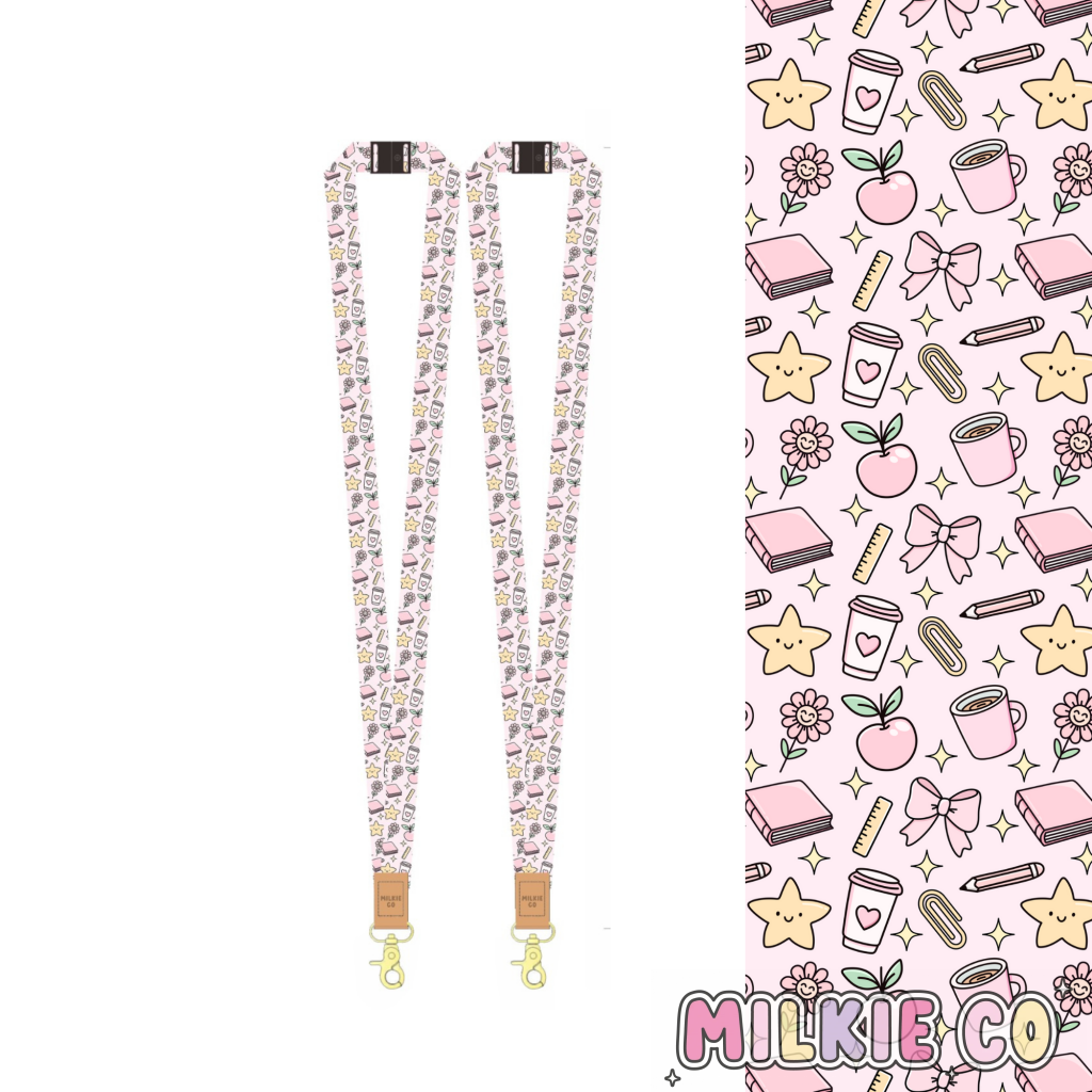 *PRE-ORDER EARLY JUNE* Teacher Vibes Fabric Lanyard All Products