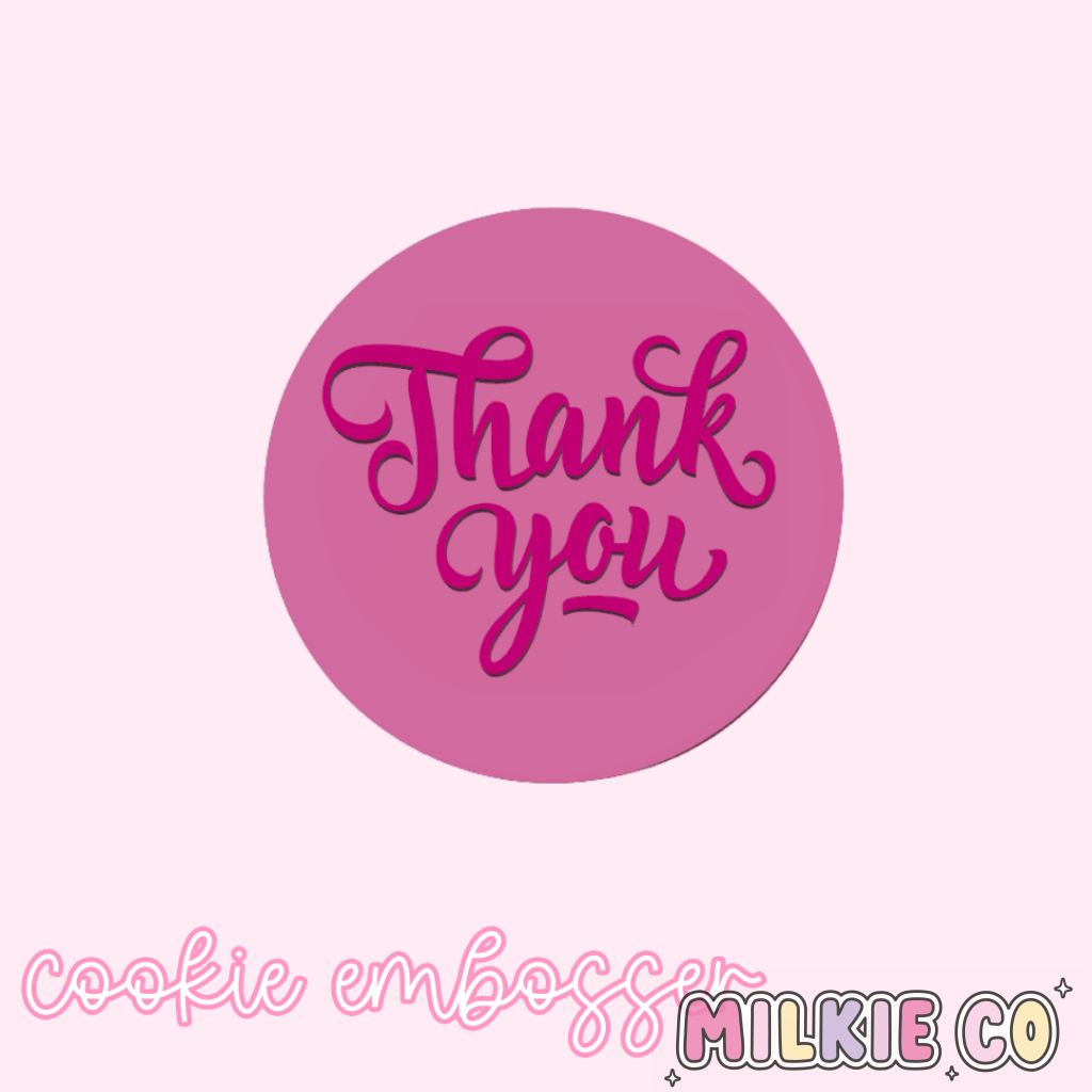 ’Thank You’ Cookie Embosser