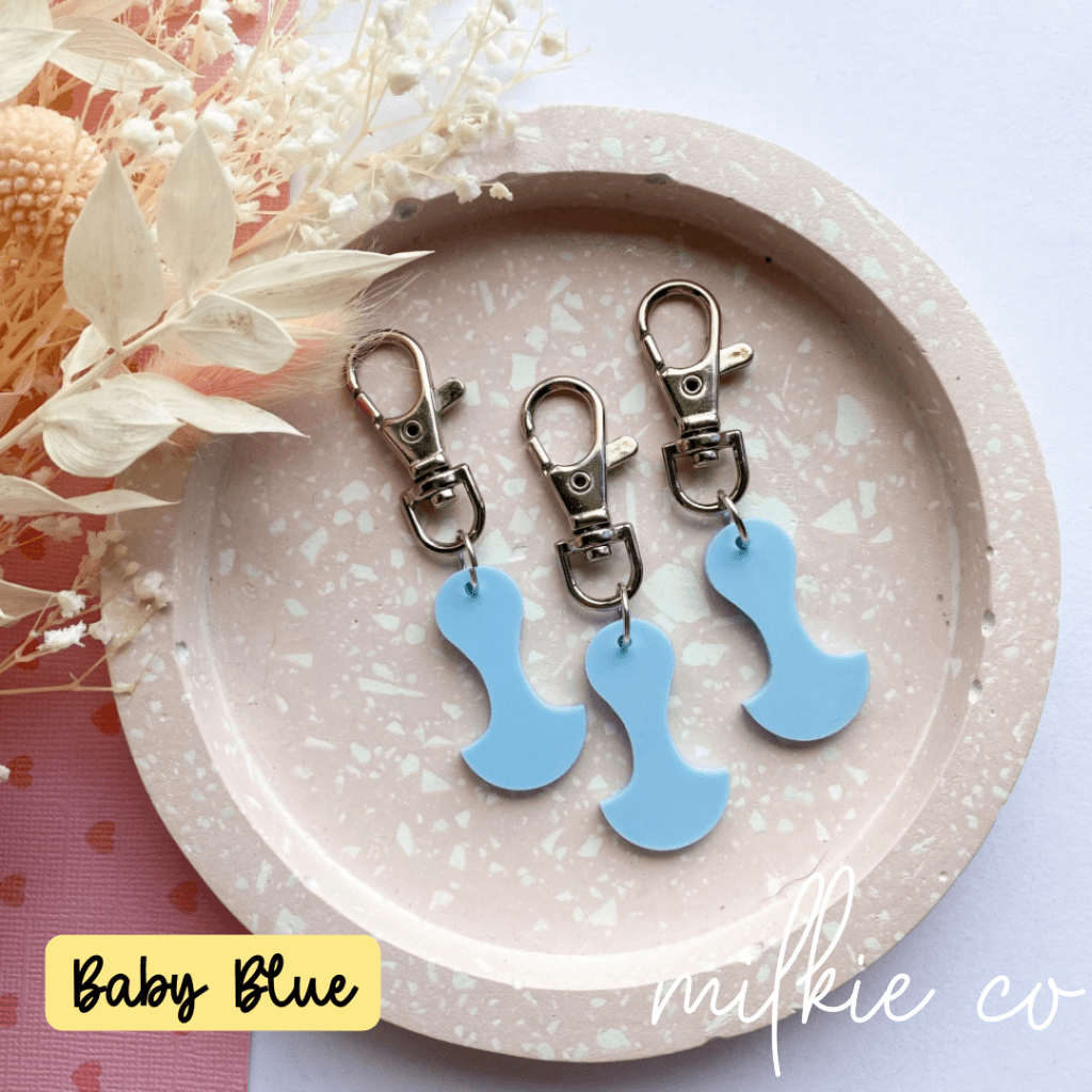 Trolley Tokens - Solid Baby Blue All Products