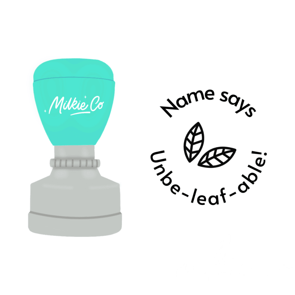 Unbe-Leaf-Able Stamp