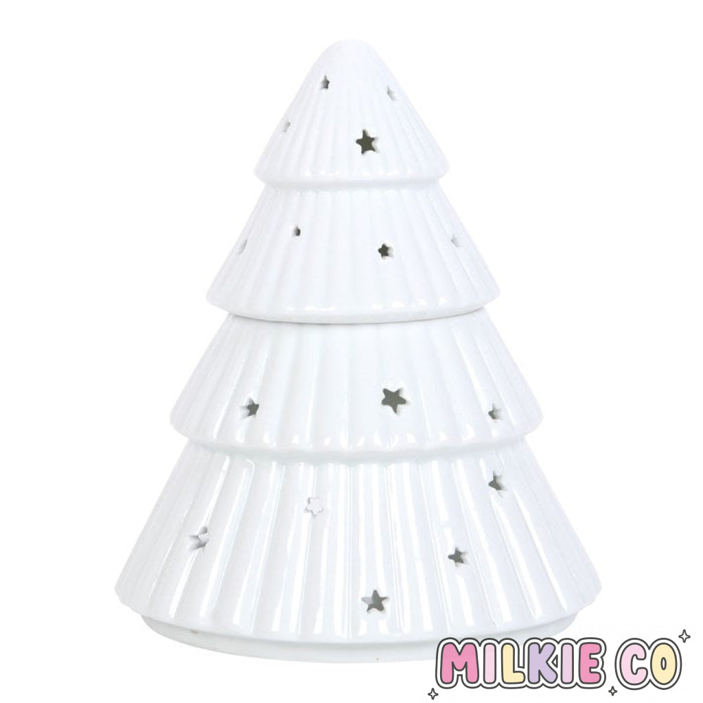 White Christmas Tree Wax Melt Burner All Products