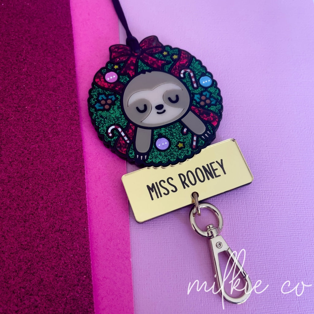 Personalised Sloth Lanyard All Products