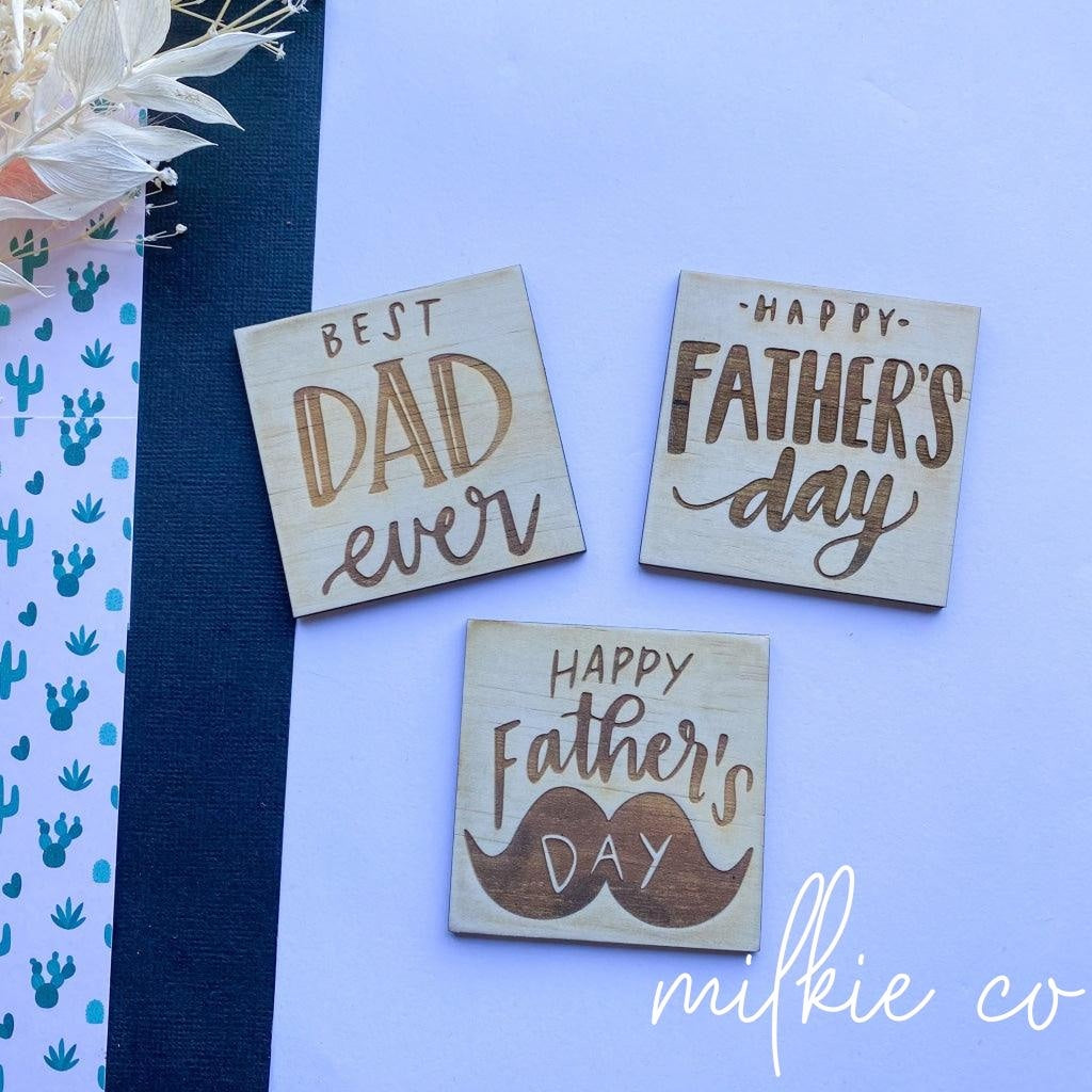 Wood Card - Happy Fathers Day All Products